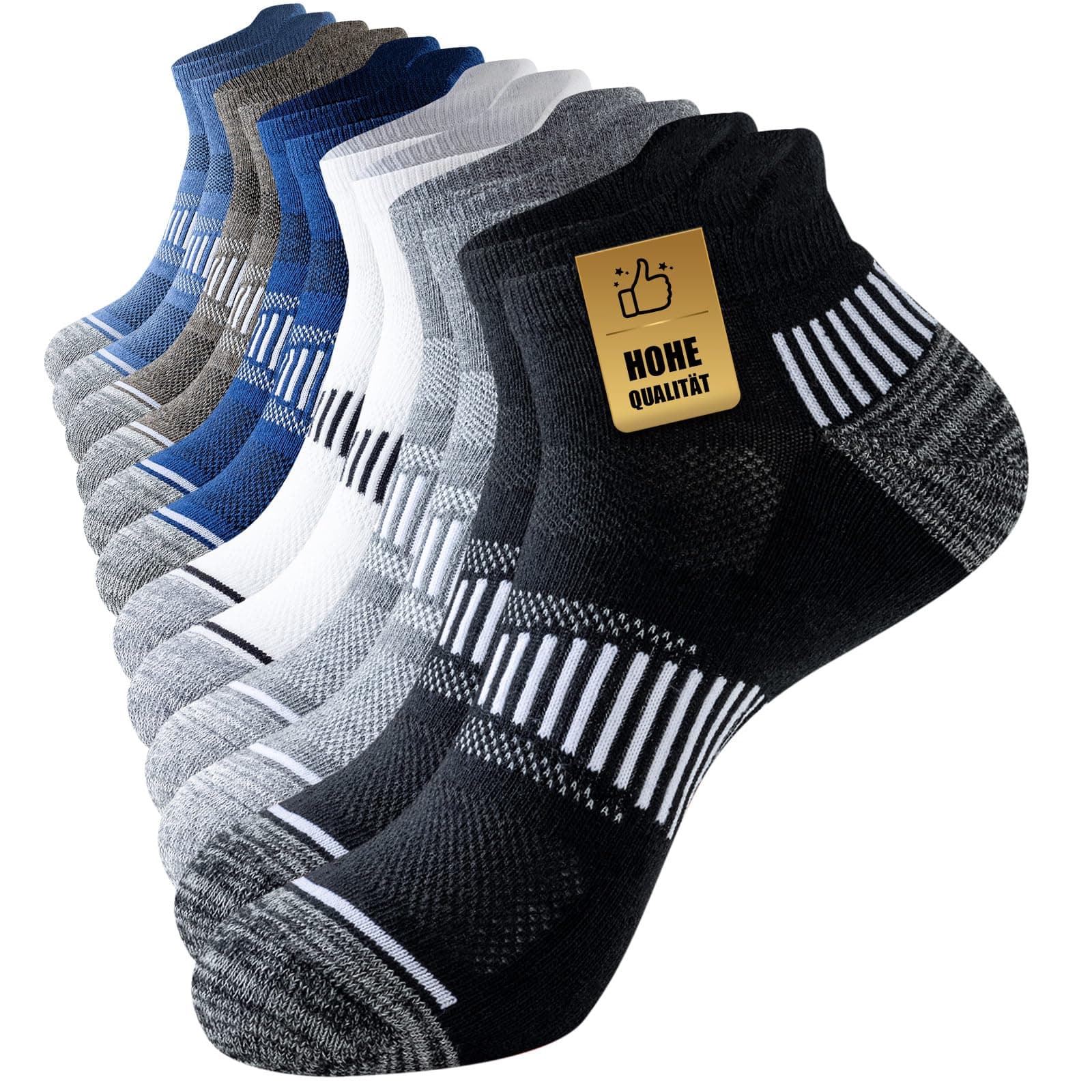 Niorasen Sportsocken Herren Damen 6 Paar 🧦🏃‍♂️