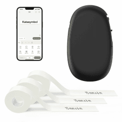 🏷️🖨️ SUPVAN Beschriftungsgerät Selbstklebend: Tragbarer Mini Labeldrucker Etikettiergerät Selbstklebend mit 3 Etikettenrolle Angebot bei HelloDeals