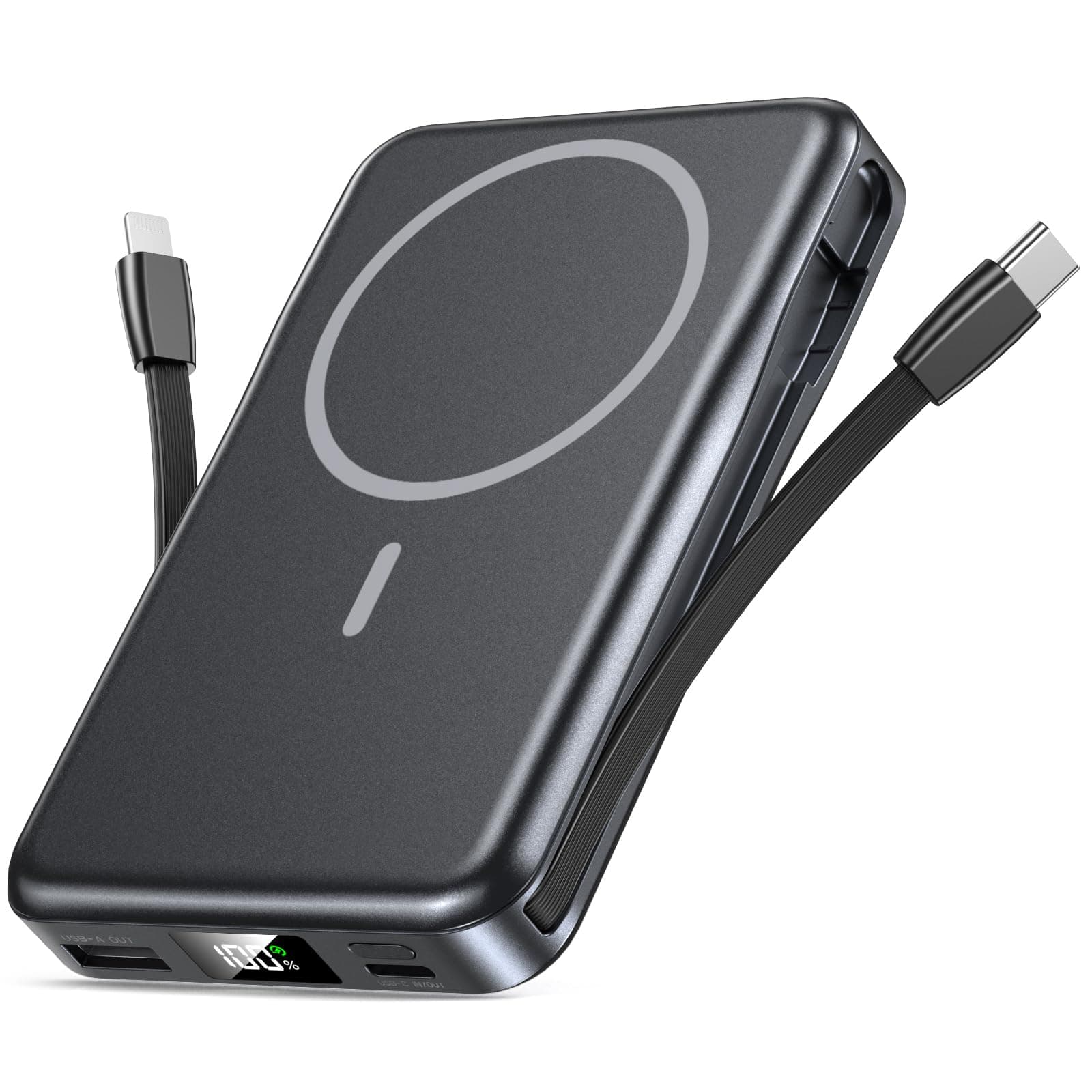 🔋📱 Powerbank für Magsafe 10000mAh - Schwarz