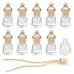 🌸 Autolufterfrischer Parfümflasche 10 Stück 8 ml nachfüllbar 🚗