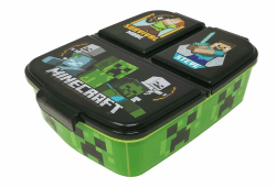 Theonoi Kinder Brotdose Lunchbox Sandwichbox - Lunchbox mit Fächern - Brotbox mit Unterteilung - BPA frei (Minecraft) 🍱 Angebot bei HelloDeals