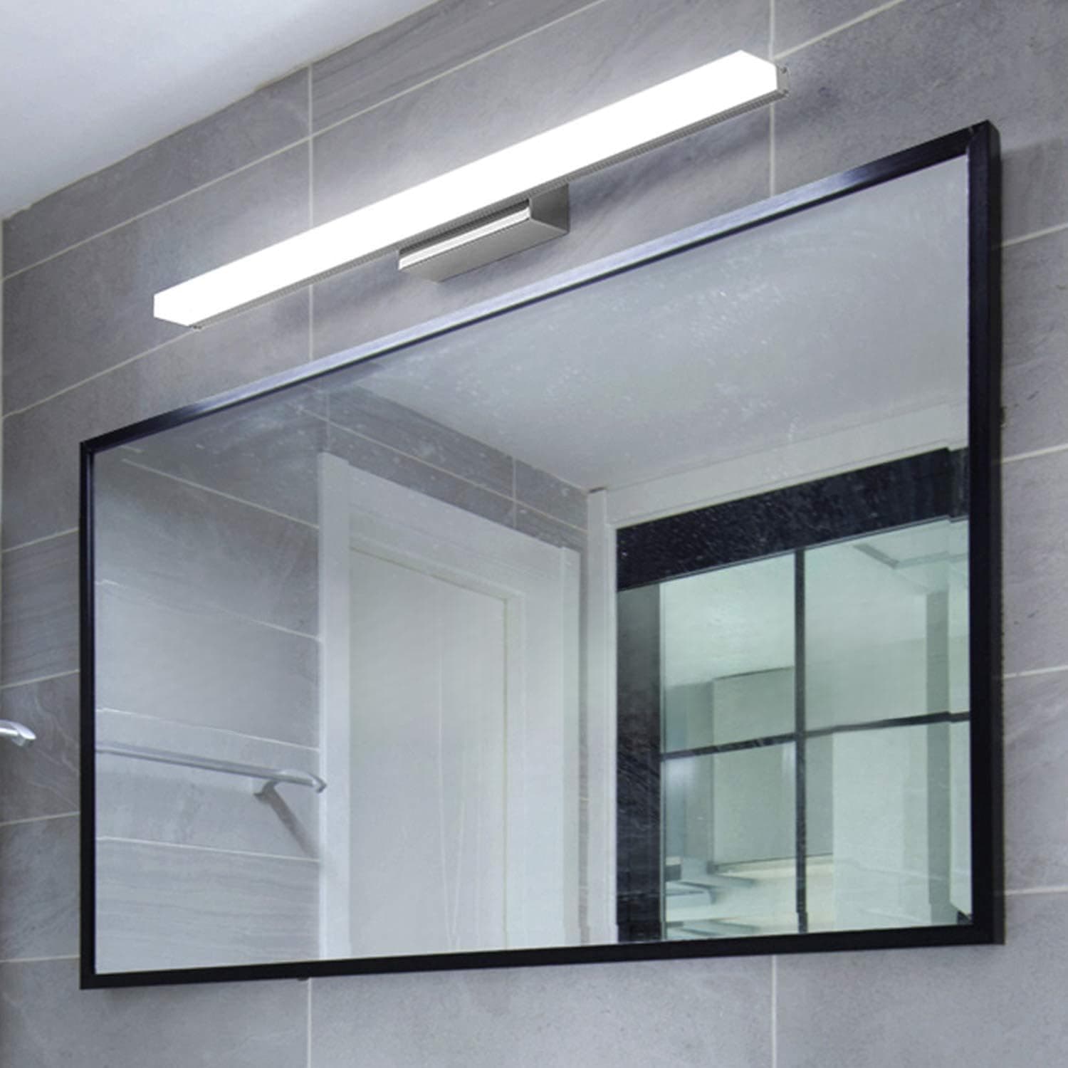Yafido LED Spiegelleuchte Badleuchte 40CM Badlampe 🌟 Kaltweiß Badezimmer Lampe