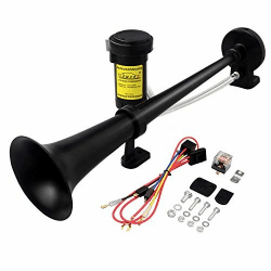 🚚📢 GAMPRO 12V 150db LKW Hupe - Chrom Zink Dual Trompete Air Horn Angebot bei HelloDeals