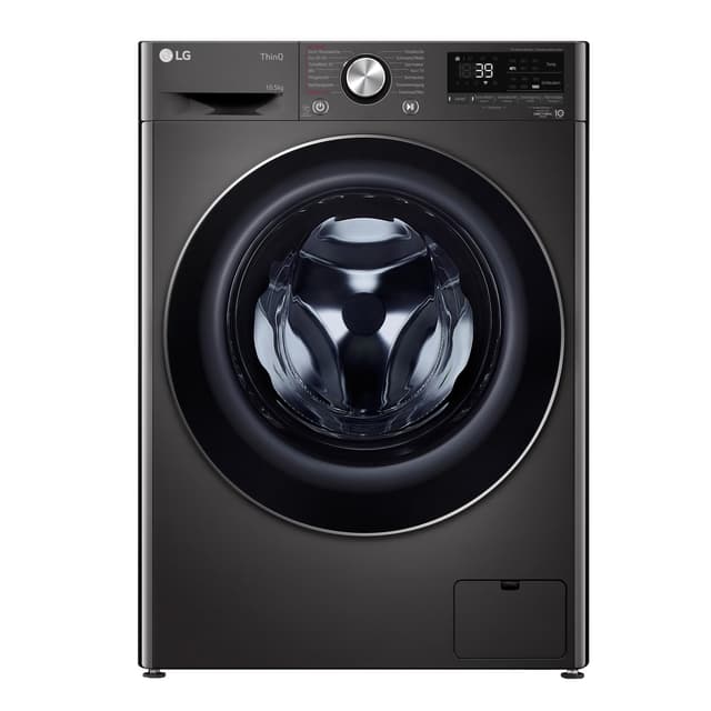 🌟 Mega-Deal! LG Frontlader Waschmaschine 10,5 kg Schwarz 🌪️