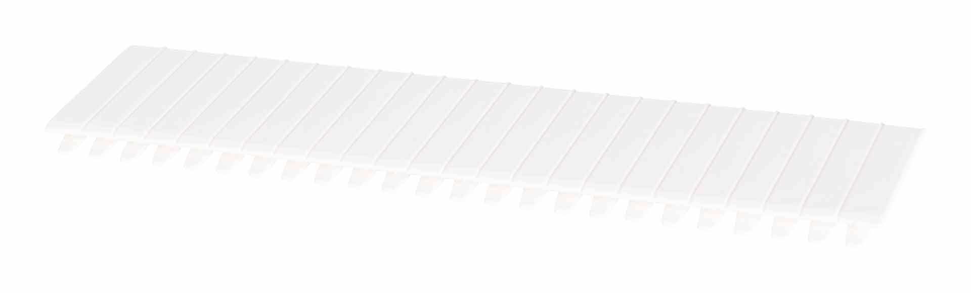 🔥 Spezialangebot - F-tronic Abdeckstreifen ADS12, 12 Module, ähnlich RAL 9016, weiß, 10 Stück Weiß 300 mm!