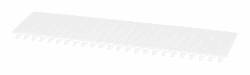 🔥 Spezialangebot - F-tronic Abdeckstreifen ADS12, 12 Module, ähnlich RAL 9016, weiß, 10 Stück Weiß 300 mm! Angebot bei HelloDeals