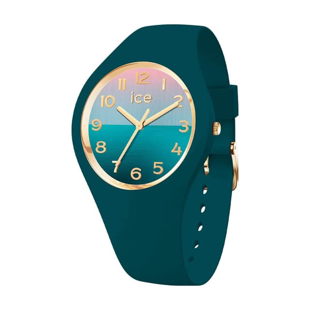 Ice-Watch - ICE horizon Verdigris - Grüne Damenuhr mit Silikonarmband - 021354 (Medium) ⌚🟢🛍️
