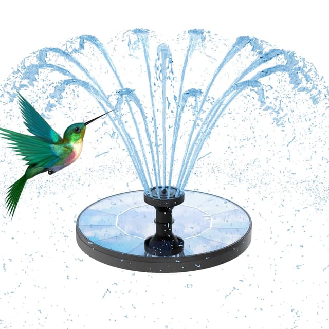 🌞🌿 AISITIN Solar Springbrunnen für Außen - Solar Teichpumpe für Garten und Vogelbad