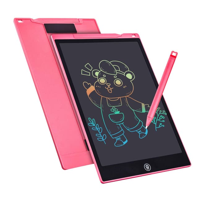 🎨 Bunte LCD Schreibtafel 12 Zoll | LCD Writing Tablet Elektronischer Tablette Grafiktablet Digitaler Drawing Pad für Kinder