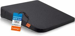 DYNMC Keilkissen Stuhl - Test SEHR GUT - Sitzkissen Stuhl Schwarz Angebot bei HelloDeals
