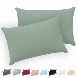 Twinzen® Kissenbezug 30x50 (2er-Set) - 100% Jersey Baumwolle 150 GSM - Grün Angebot bei HelloDeals