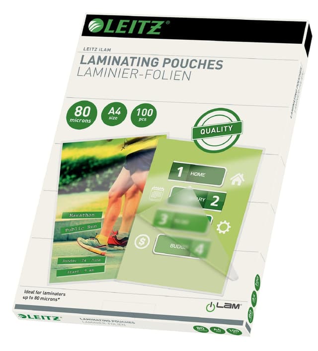 🌟 Leitz Heißlaminierfolien A4 80 mic - 100er Pack