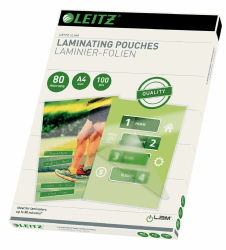 🌟 Leitz Heißlaminierfolien A4 80 mic - 100er Pack Angebot bei HelloDeals