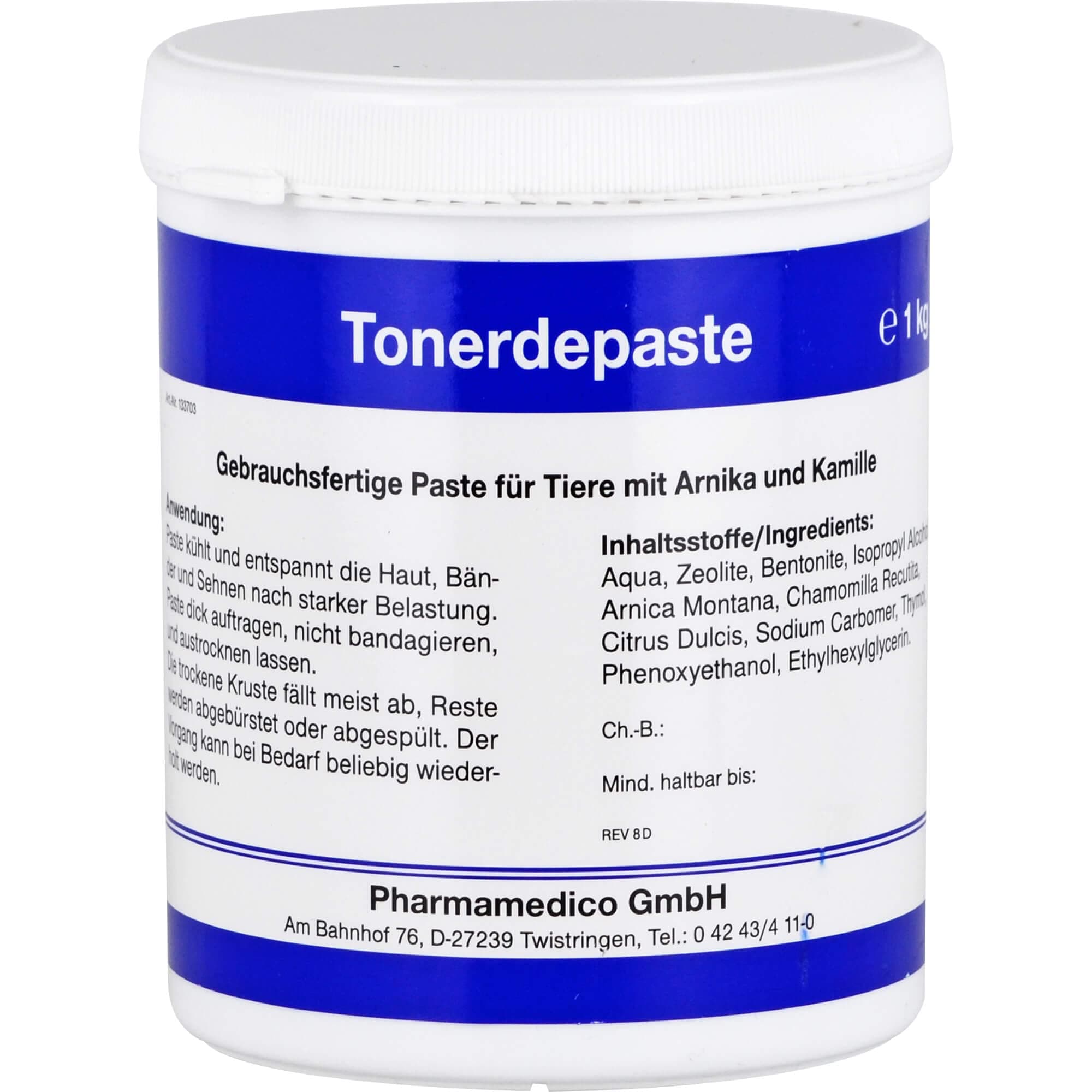 🐶 Tonerde Paste veterinär 🐾