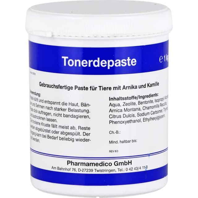 🐶 Tonerde Paste veterinär 🐾