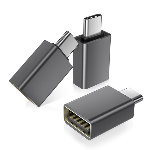 Basesailor USB C auf USB Adapter 3-Pack 🚀 Thunderbolt 4 5 USBC Stecker zu USB Buchse OTG Adapter
