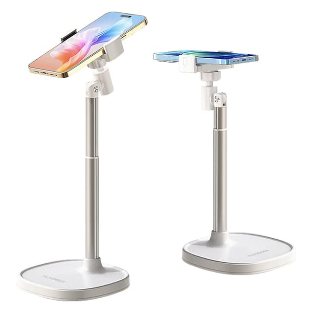 PUJUDODA Handy Halterung Tisch, 360° Verstellbarer Smartphone ständer 📱✨