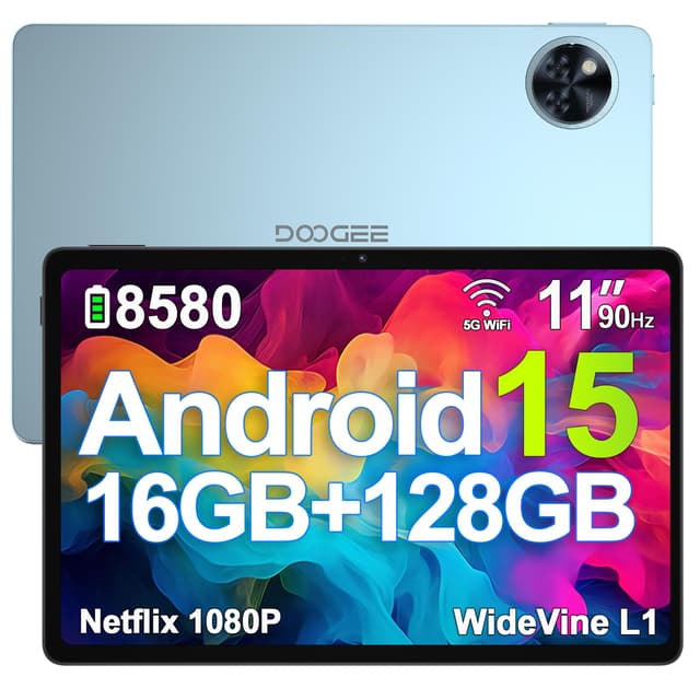 DOOGEE U11 Android 15 Tablet 11 Zoll 16GB RAM +128GB ROM (2TB TF) 8580mAh Gaming Tablet Android Angebot