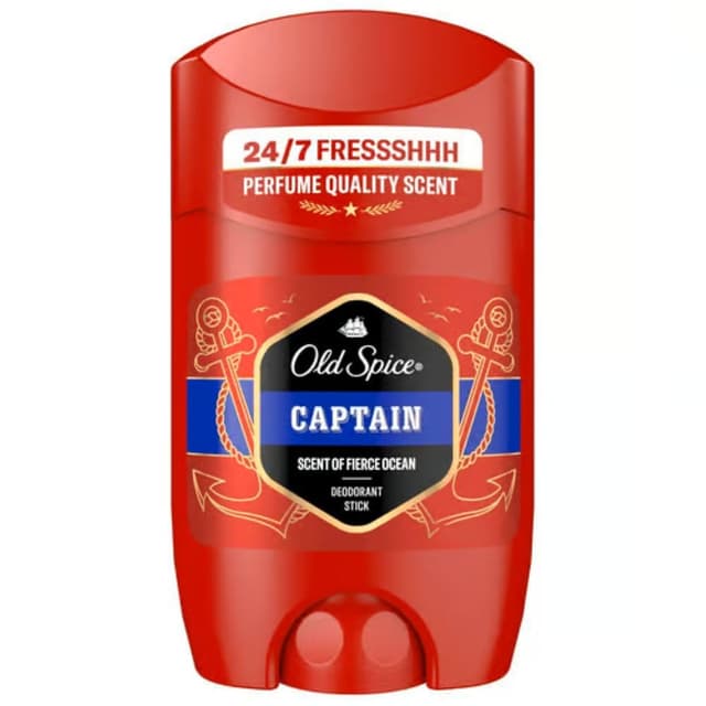🌊 Old Spice Captain Deostick für Männer 50 ml | 24/7 Frische & Schutz vor Gerüchen 🌿