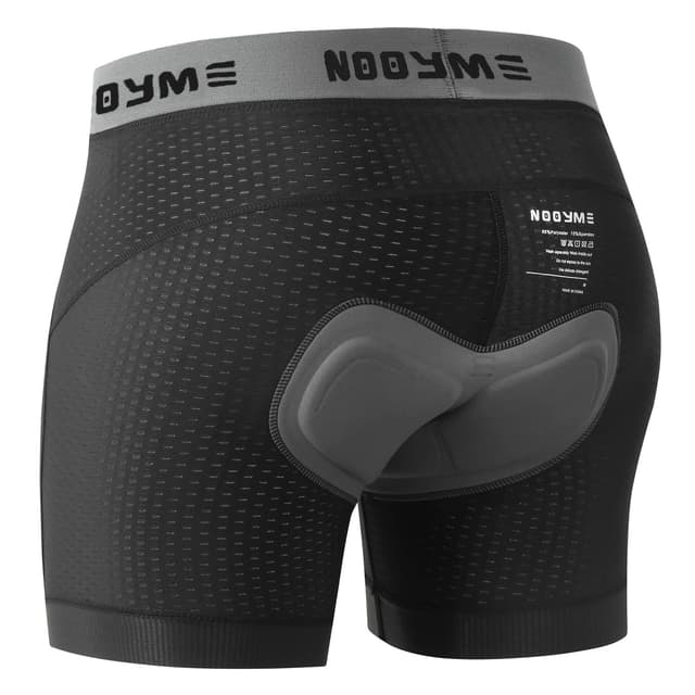 NOOYME Fahrradhose Herren | Radlerhose mit Sitzpolster 4D | Atmungsaktiv & Rutschfest 🚴‍♂️