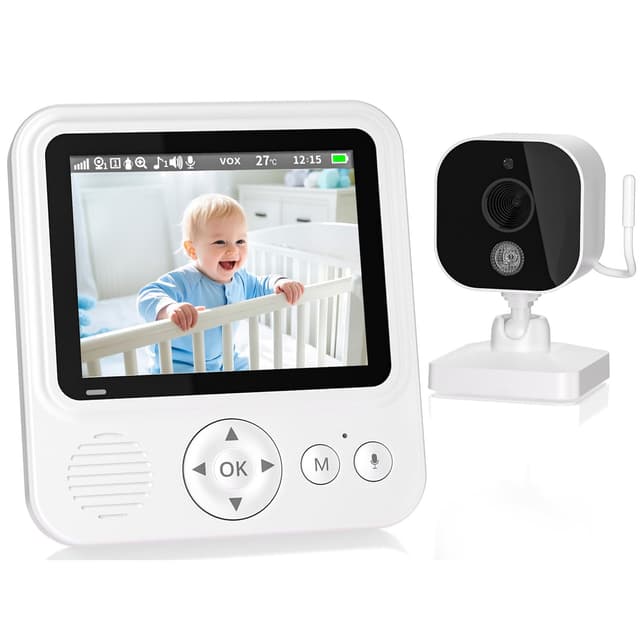 OBVHNUA Babyphone mit Kamera 2,8 Zoll Video Babyphone 📹👶