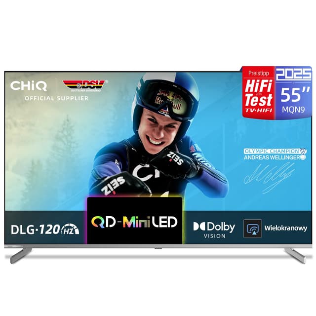 CHIQ M55QN9G 55 Zoll (139 cm) 4K Mini QLED Smart TV 📺🌟🔊