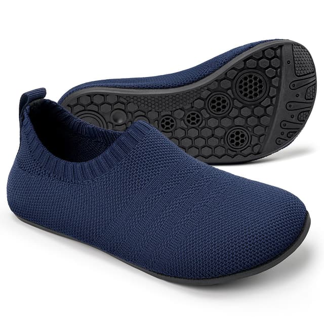 👶👟 Sosenfer Kinder Hausschuhe Jungen Mädchen Anti-Rutsch Sohle Kleinkinder Schuhe Baby Slipper Unisex-SHLAN-28XINXIN 1218 Dunk Blau 28 EU - DEAL!