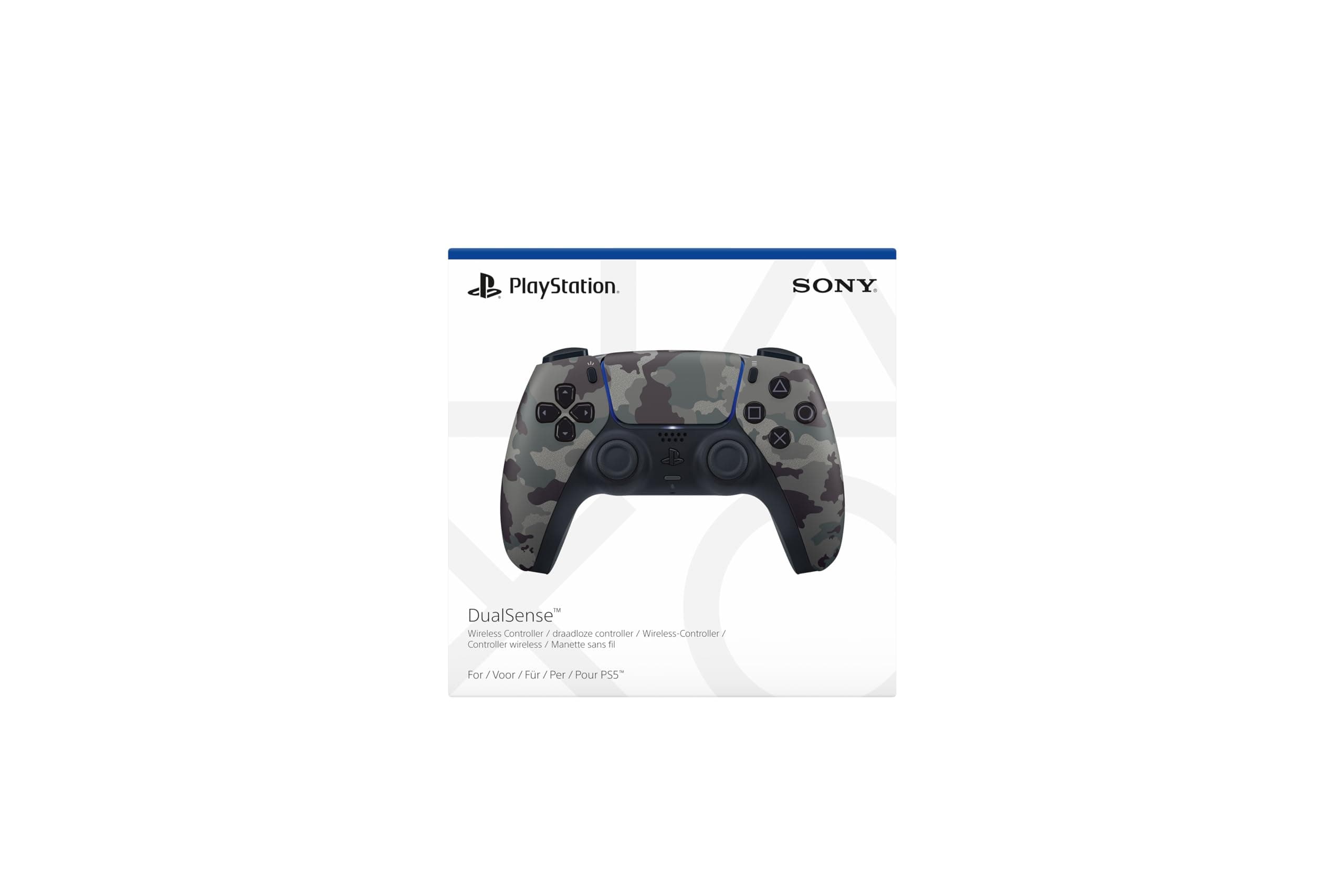 🎮 Playstation Wireless-Controller - Grey Camouflage 🌿
