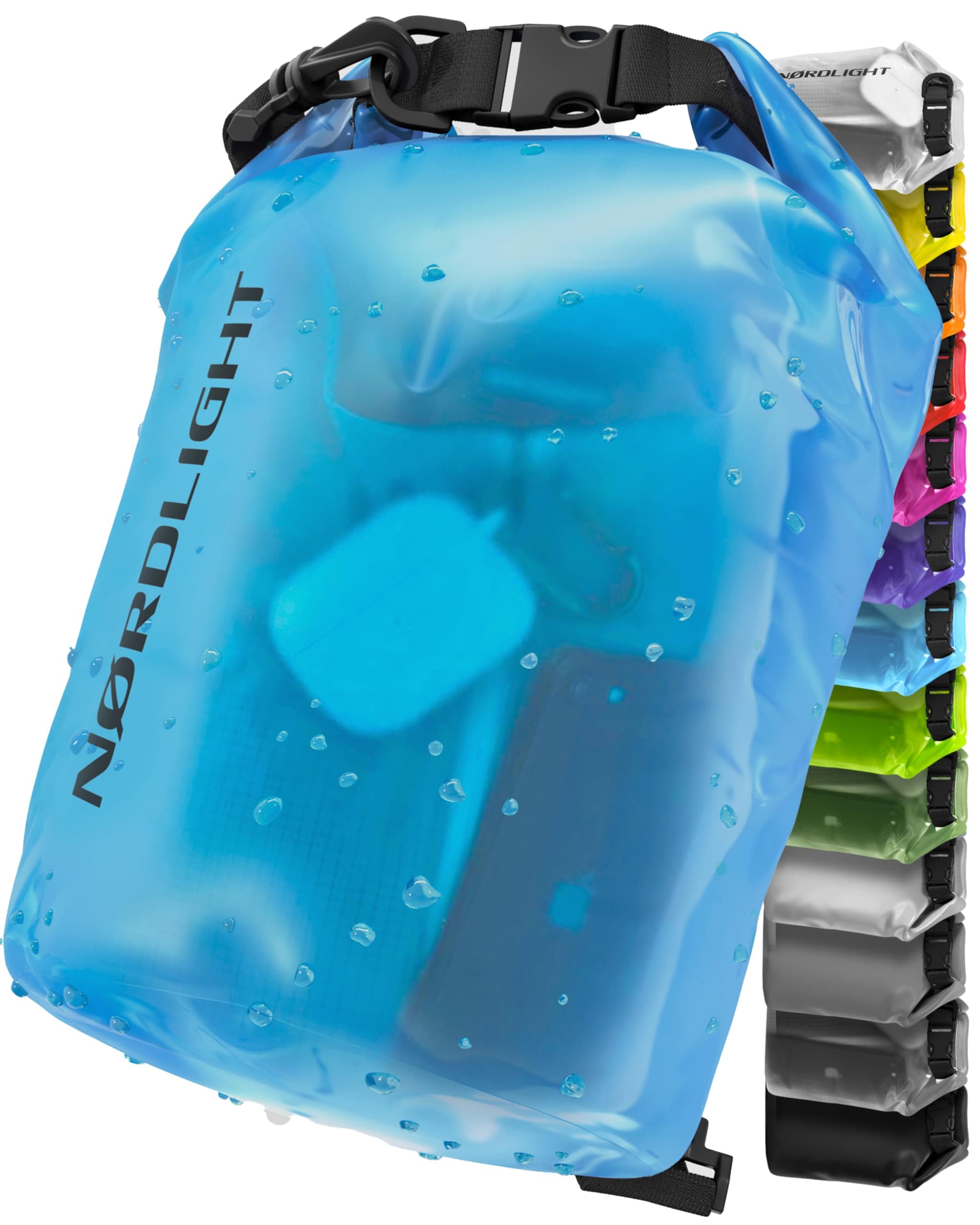 Nørdlight Dry Bag Wasserdichte Tasche - 100% Schutz vor Wasser, Sand und Schmutz! ✅