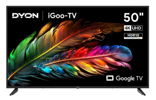 📺 DYON iGoo-TV 50U 50 Zoll 4K Ultra HD Smart LED Fernseher mit Google TV