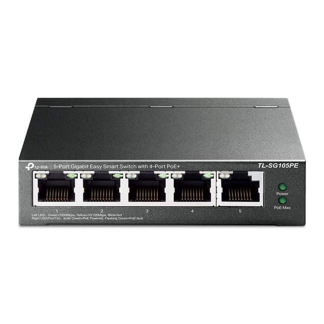 🔌 TP-Link TL-SG105PE 5-Port Gigabit Managed LAN PoE Switch 🌐