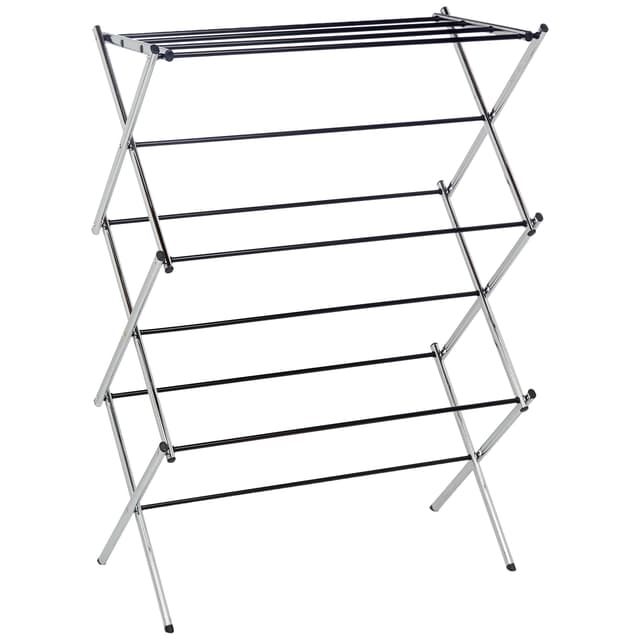 🌟 Angebot: Amazon Basics Klappbarer Ziehharmonika-Wäscheständer aus Legierter Stahl 🌟