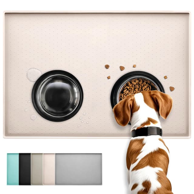 🐶🐱 Conlun Hunde & Katzen Futtermatte - Rutschfest & Wasserdicht! 🐾