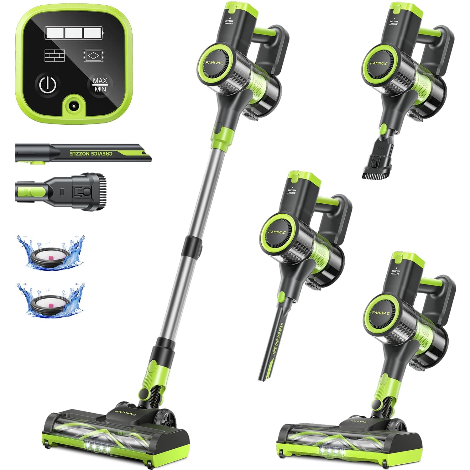 🌟 FAMIVAC Akku Staubsauger Deal! 40KPa/550W Kabellos - Jetzt 32% Rabatt! 🌟