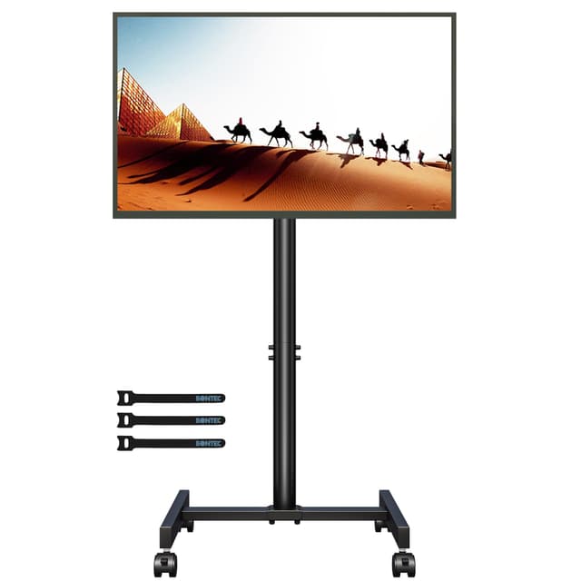 📺 BONTEC TV Ständer Rollbar für 13-49 Zoll Flat Curved TVs 🌟