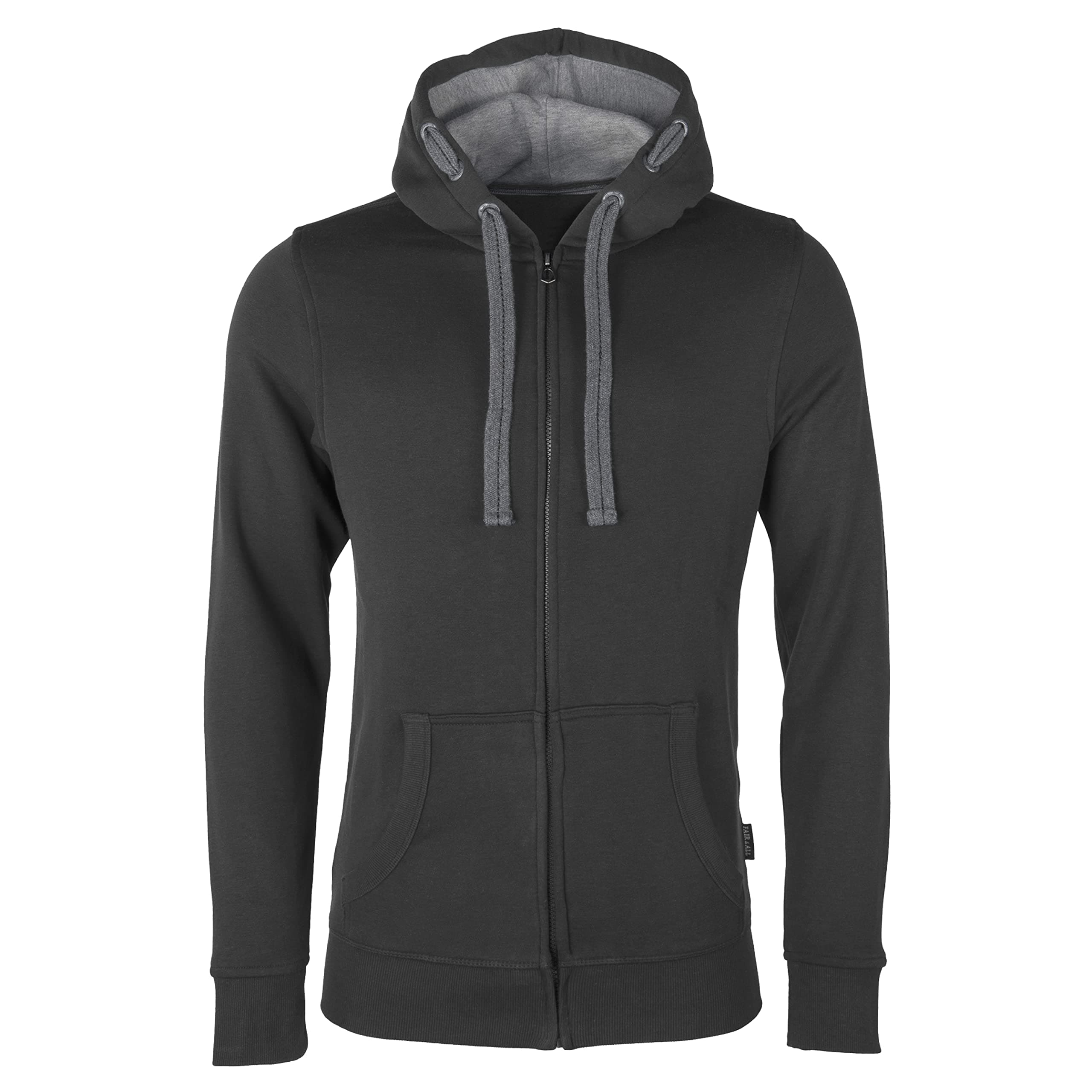 HRM Herren Hooded Jacket | Premium Kapuzenpullover 3XL Dunkelgrau ⭐