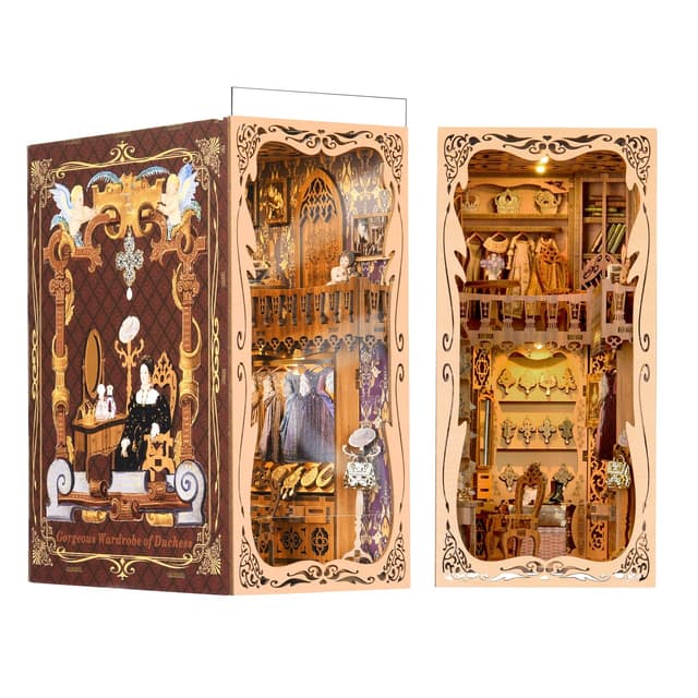 MiniCity Book Nook Kit - DIY Miniatur-Puppenhaus für Jugendliche und Erwachsene