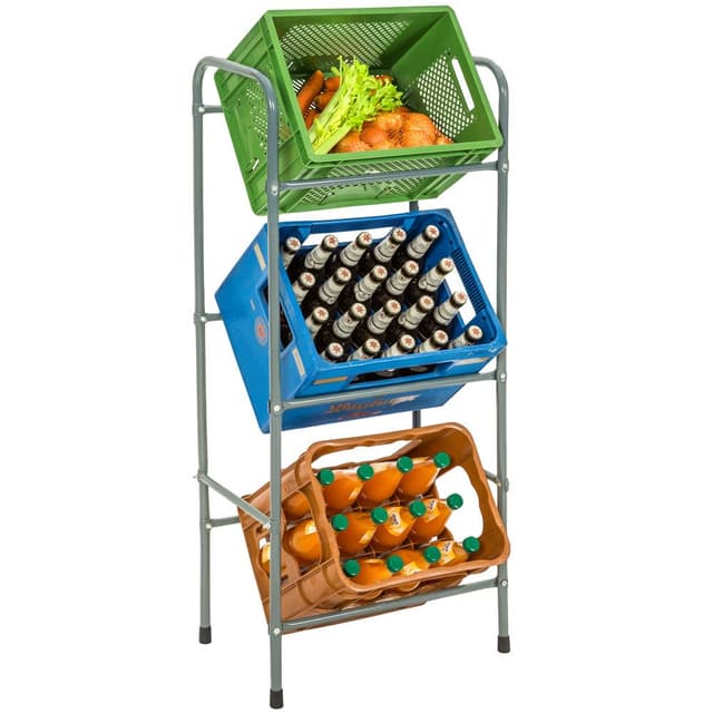 🔥 Mega Angebot! TecTake Stabiles Kistenregal für nur 20.99€ 📦🔧