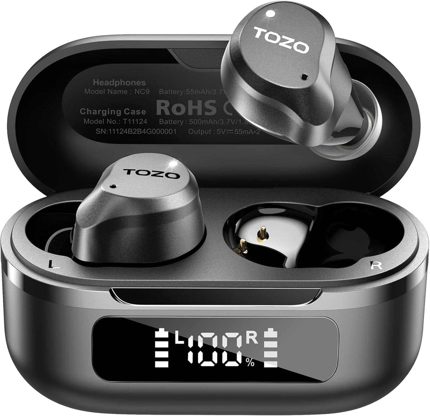 TOZO NC9 In-Ear Kopfhörer Kabellos Bluetooth 5.3 🎧🔇