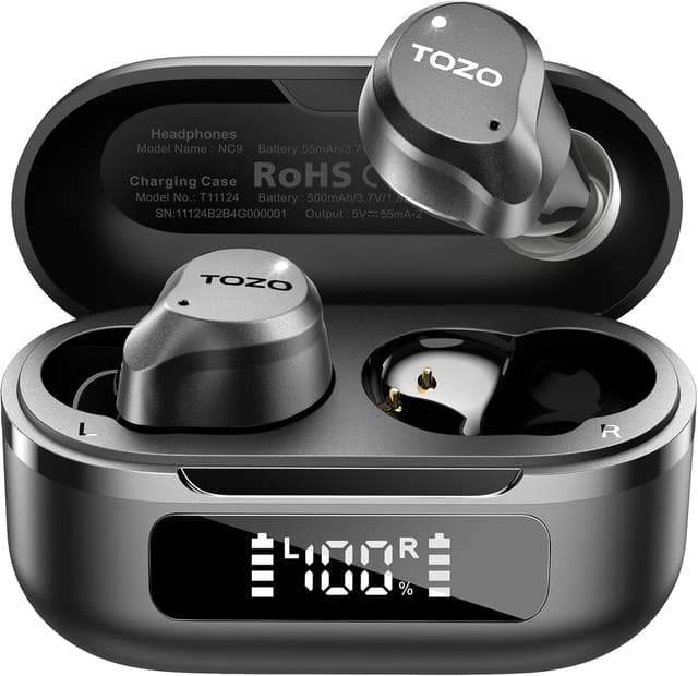 TOZO NC9 In-Ear Kopfhörer Kabellos Bluetooth 5.3 🎧🔇