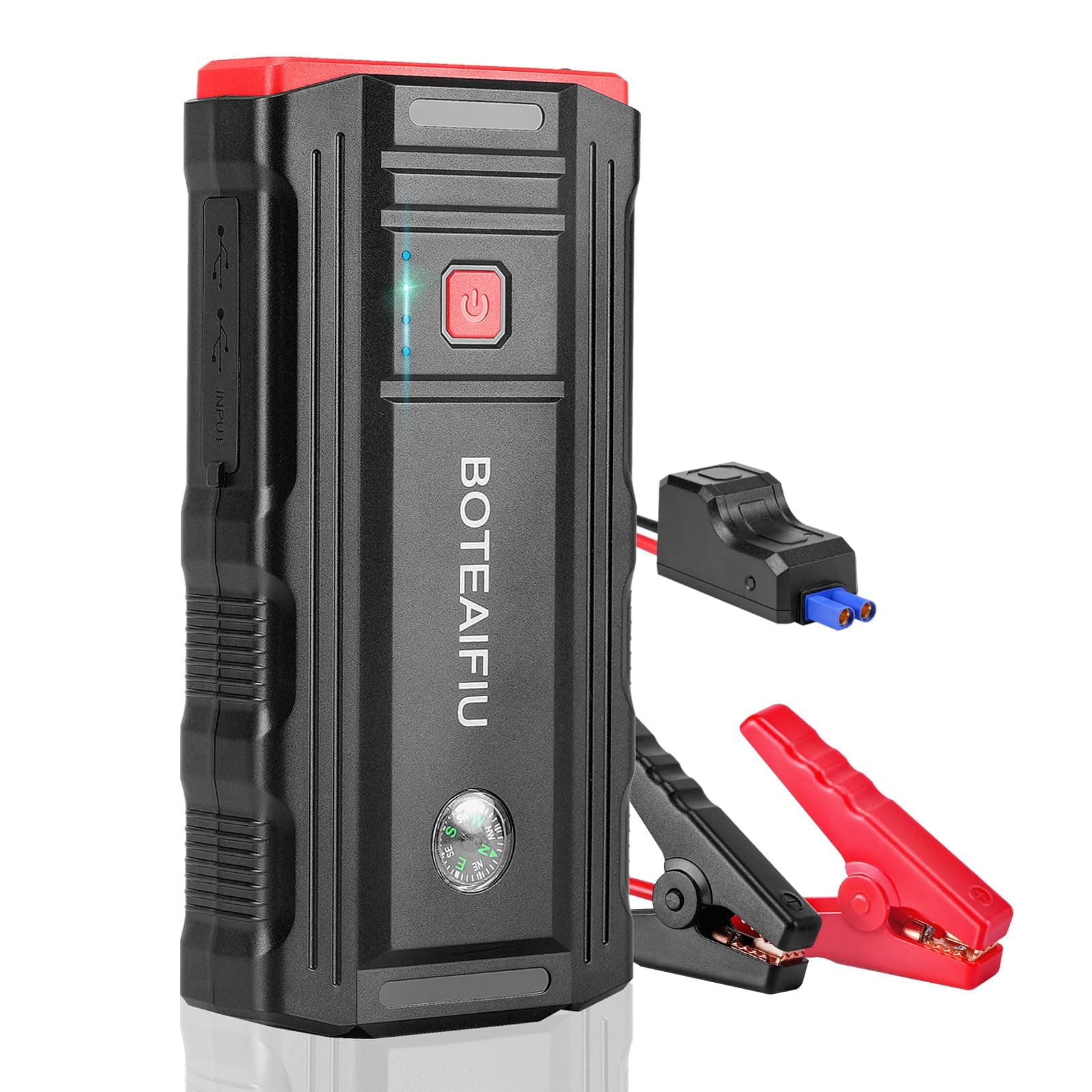 🚗🔋 BOTEAIFIU Starthilfe Powerbank 3000A - Auto Batterie Booster mit LED Taschenlampe