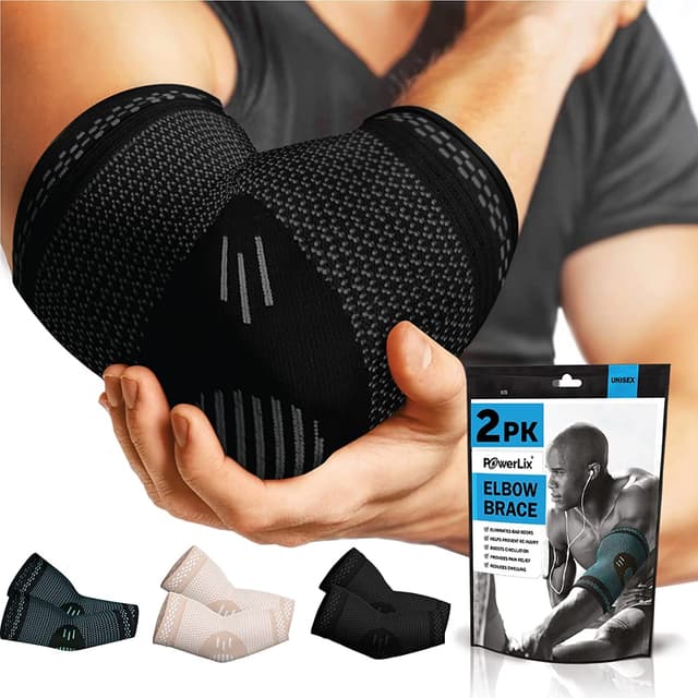 POWERLIX Ellenbogenbandage 2 Stücke - Spezialangebot! 🎉