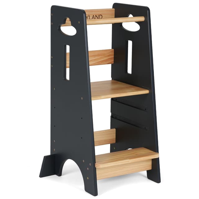 🌟 COSYLAND Lernturm ab 1 Jahr - Höhenverstellbarer Learning Tower für Kinder (3-stufig) 🌟