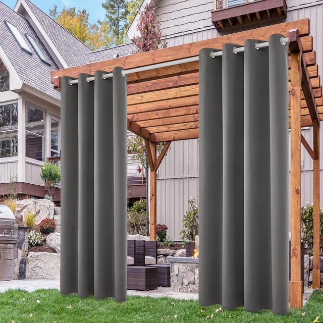 Deconovo Outdoor Vorhang 2er Set