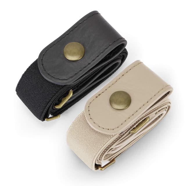 JasGood 2er Pack Schnallenfreier Elastischer Gürtel 😎👖🎁