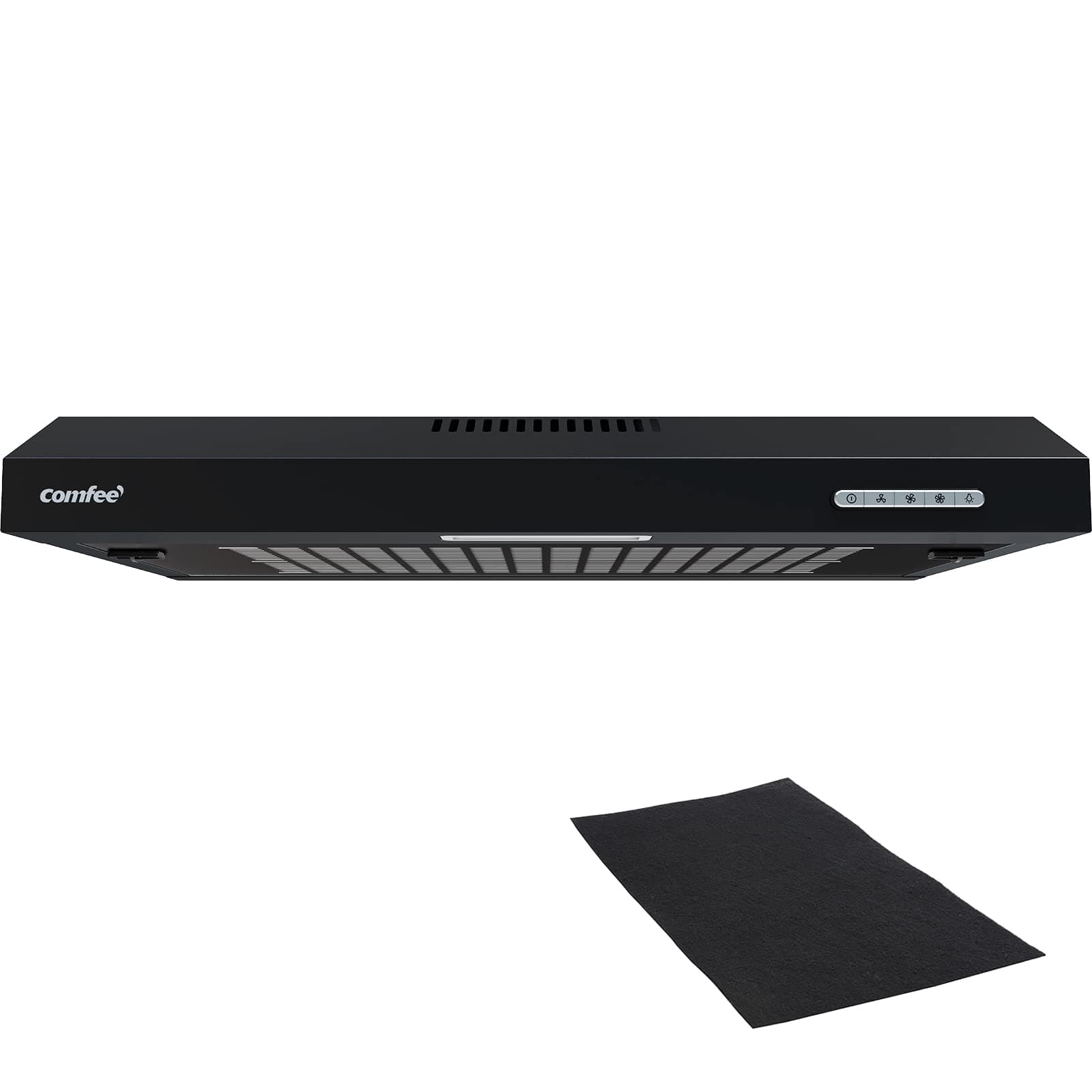 COMFEE' CHU 3.6F17BB 60cm Unterbauhauben Dunstabzugshaube Schwarz 🌬️