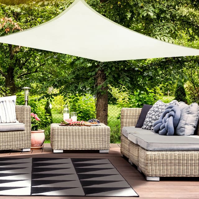 HAIKUS Sonnensegel Wasserdicht Rechteckig 4x5m Premium PES Polyester ☀️🌿