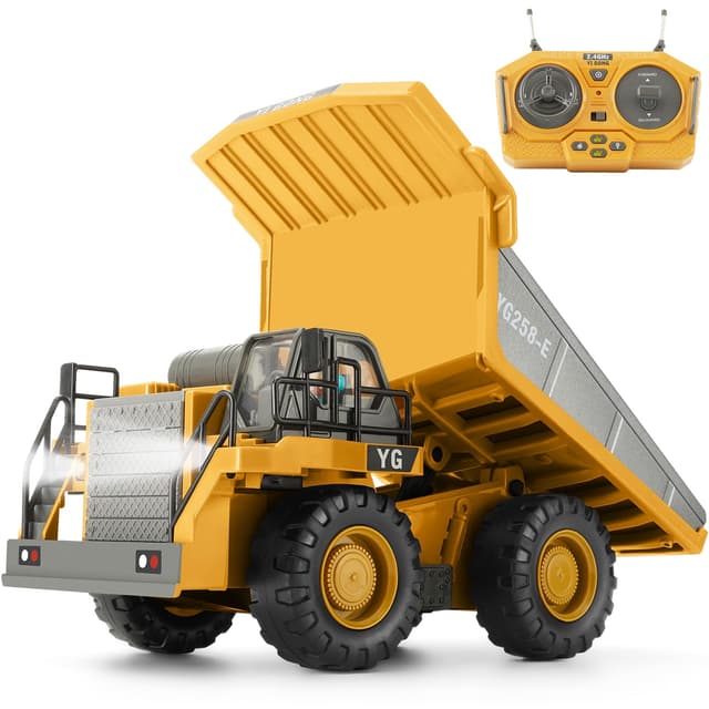 🚛 Ferngesteuerter Muldenkipper für Kinder | Elektrischer Transport-LKW-Spielzeug