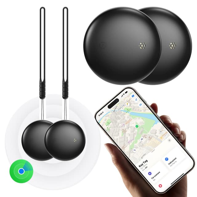 🔑🔍 2 Stück Schlüsselfinder Air Smart Tracker Tag - Objektfinder - Weltweiter Tracking