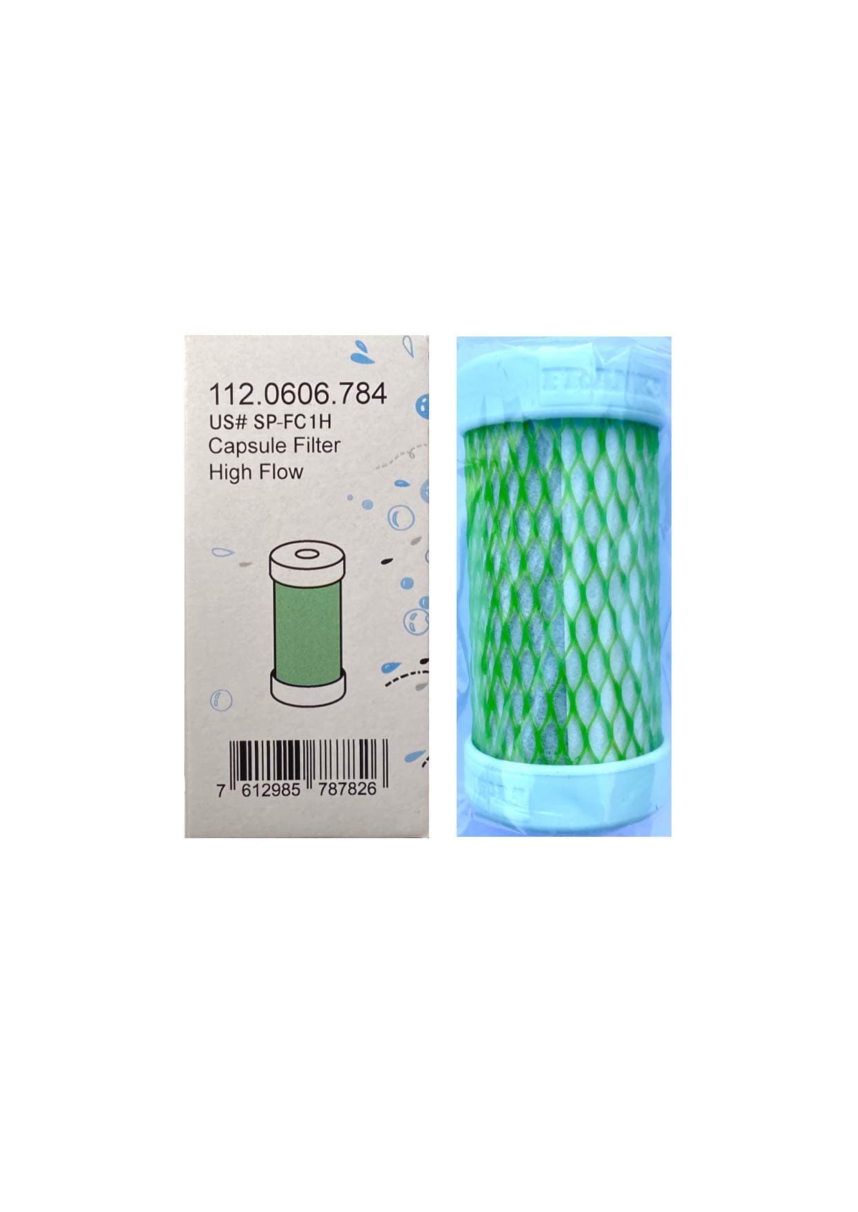 🌿 FRANKE 112.0606.784 Vital High-Flow Küchenarmaturfilter, grün 🚰